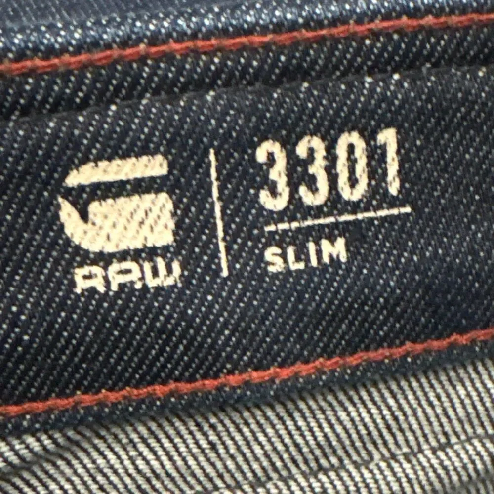 G-Star Premium 3301 Slim Selvedge Jeans